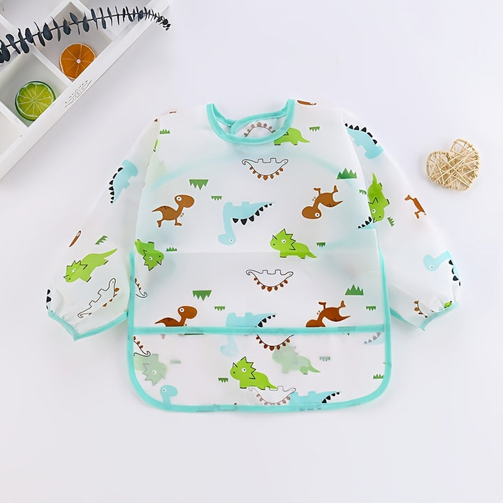 Adorable Cartoon Animal Pattern Waterproof Bibs - Nursing Covers for Messy Eaters with Easy Clean Design, Perfect for Christmas, Halloween, and Thanksgiving Gift Ideas